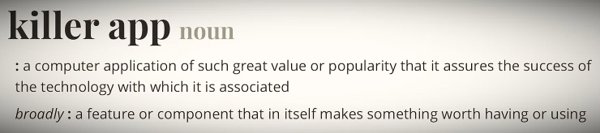 Killer Features - Disruption at Play