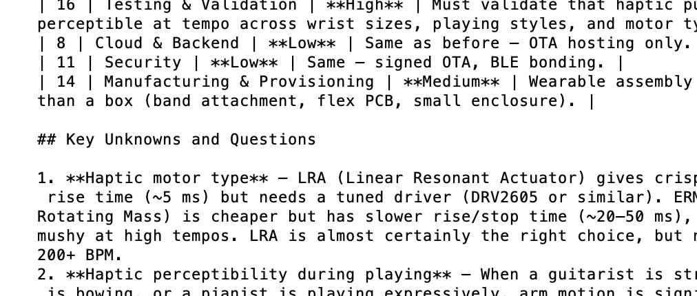 A look on the thought process