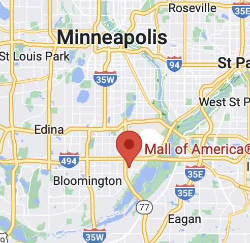 Location of Mall of America
